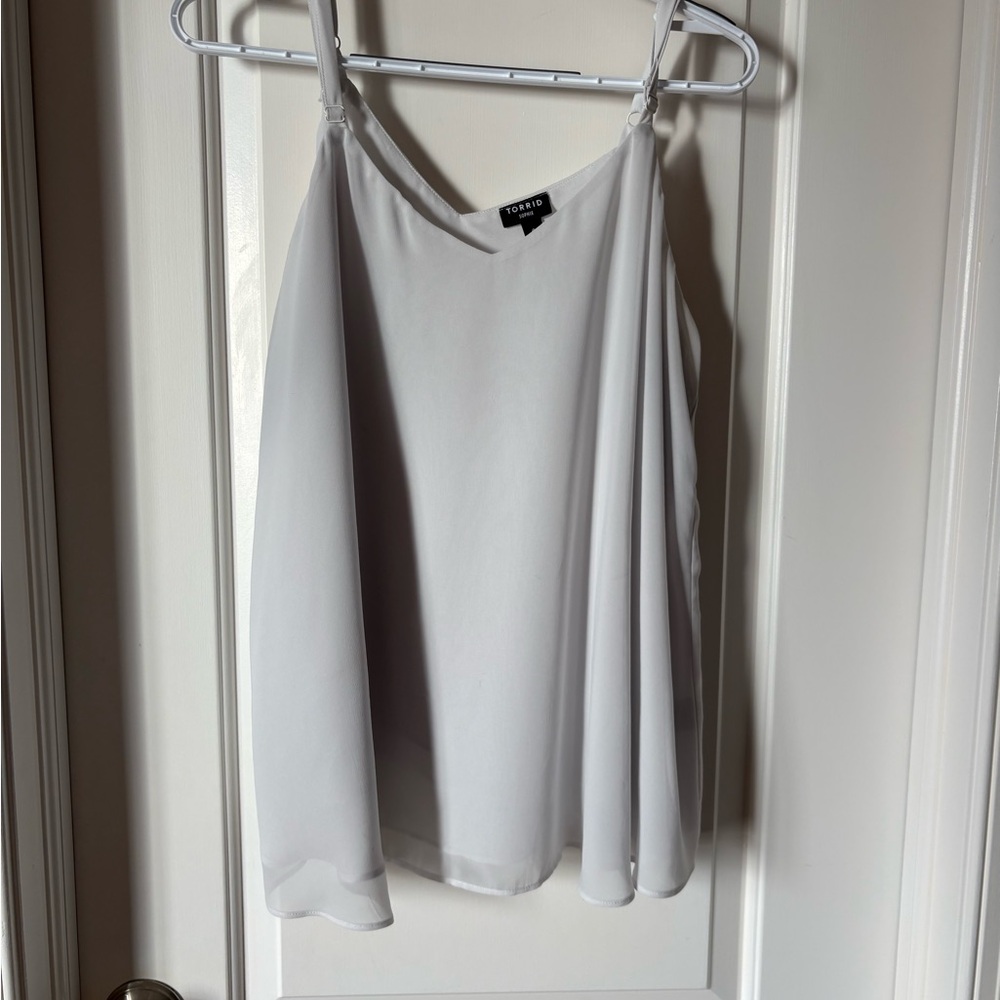 Torrid White Camisole Top
